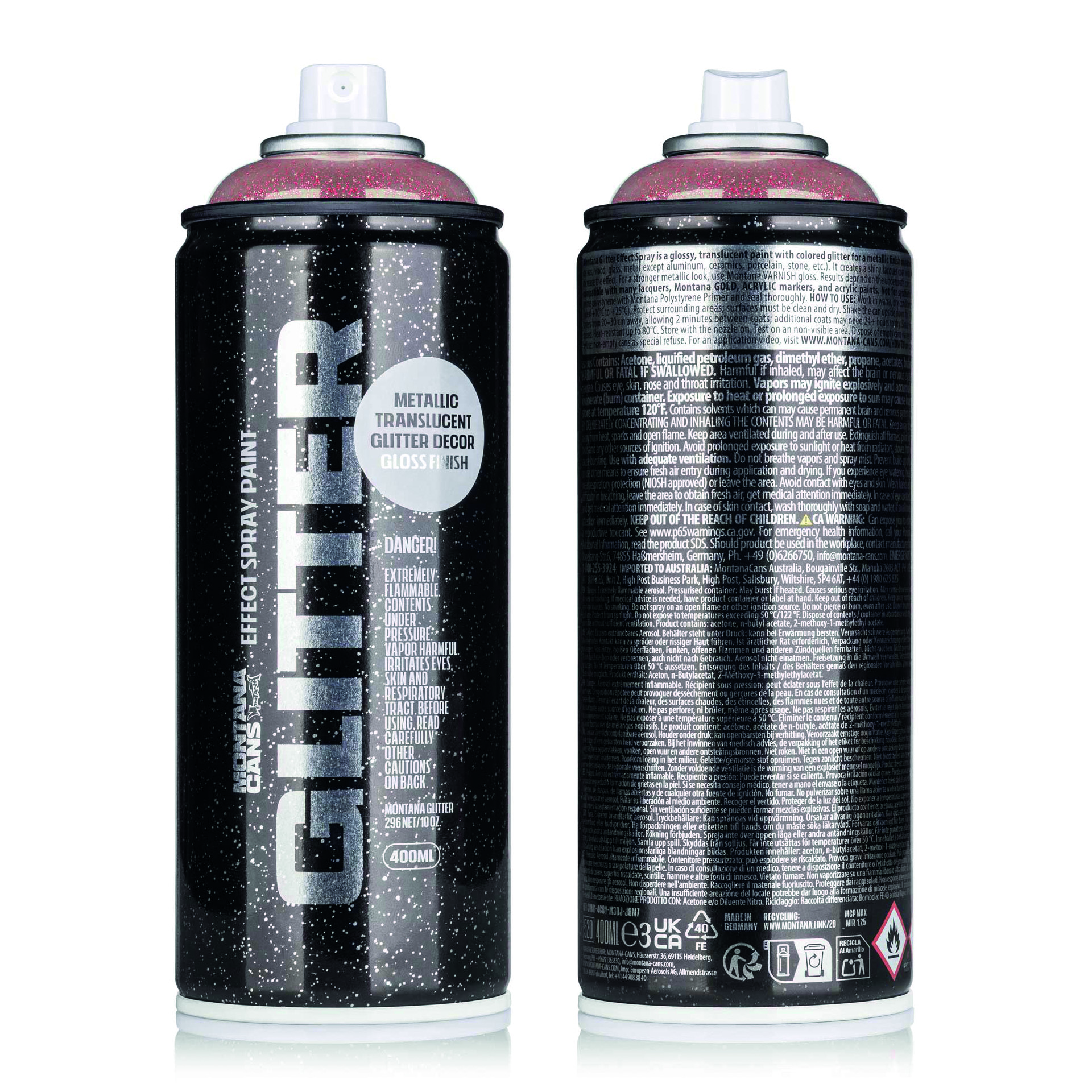 Montana Glitter Spray 400ml in 6 Farben