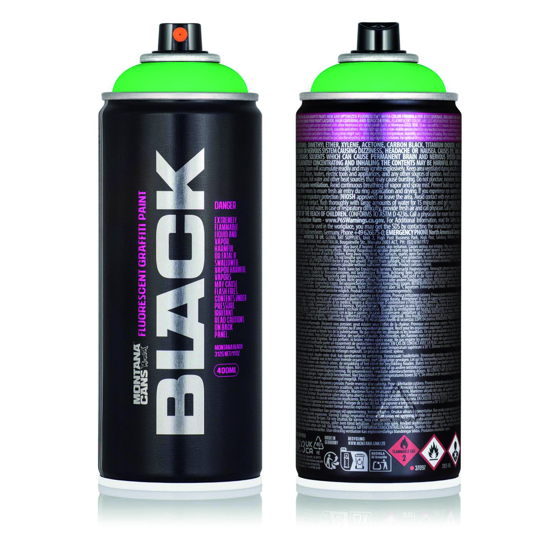 Montana Black Infra 400ml in 6 Farben