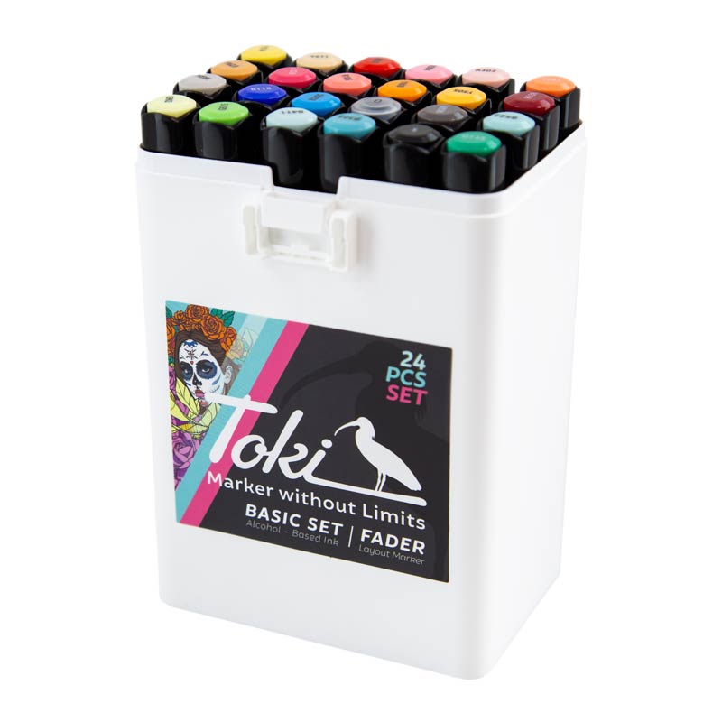 Toki Marker Fader 24er Set in 3 Varianten