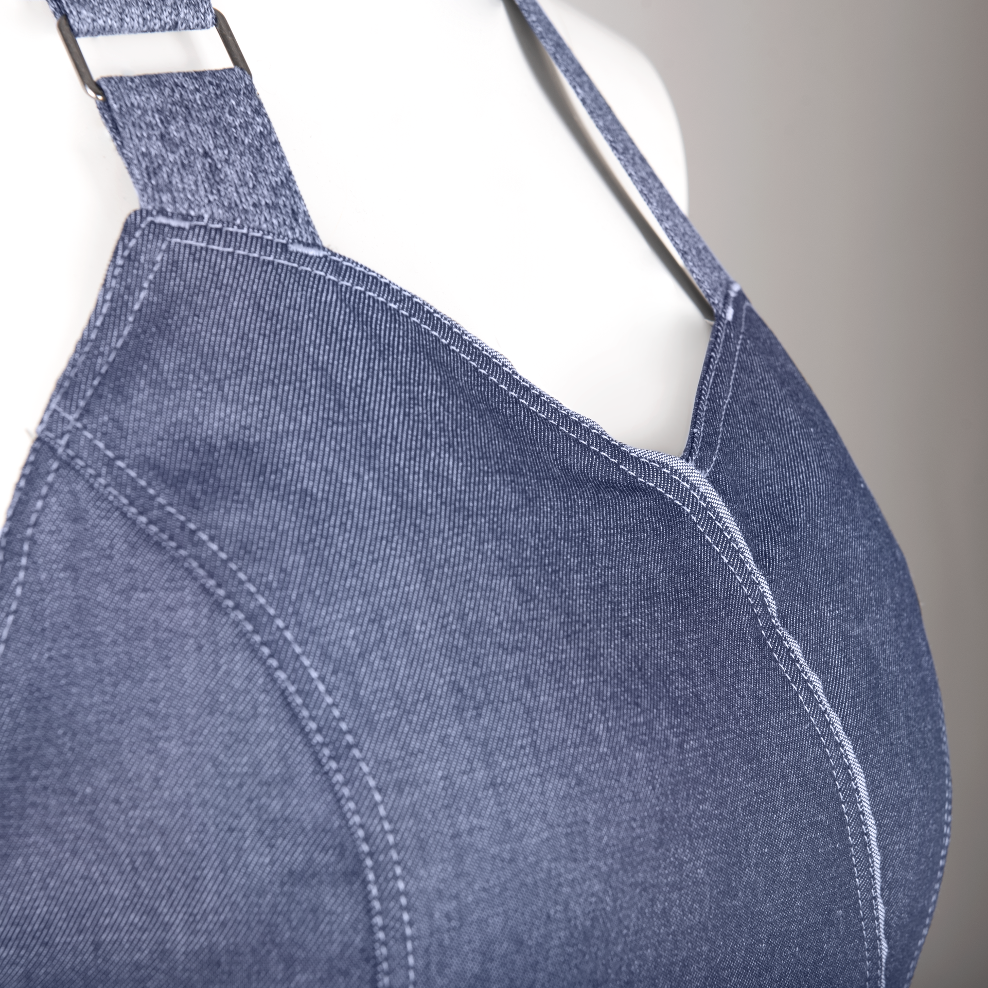 DENIM CRAFT Latzrock, Damen Detail