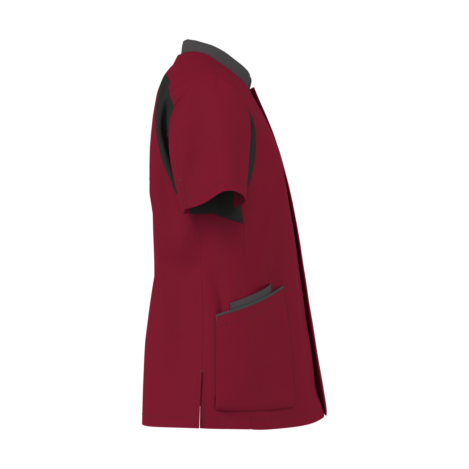 53144-produkt-FOCUS-CARE_Kasack_Unisex_bordeaux-04