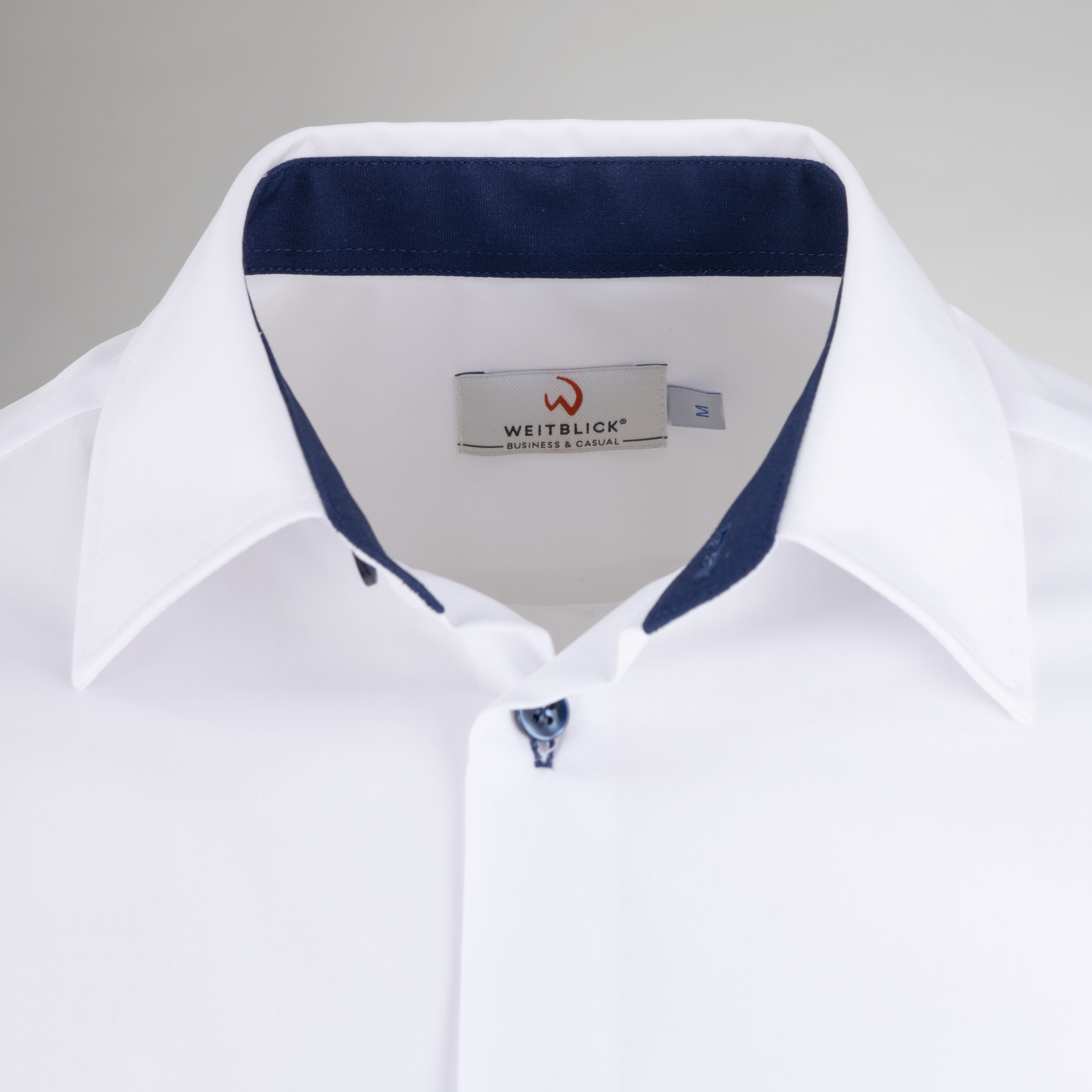 BUSINESS&CASUAL Hemd 1/1, kontrast, Herren Detail