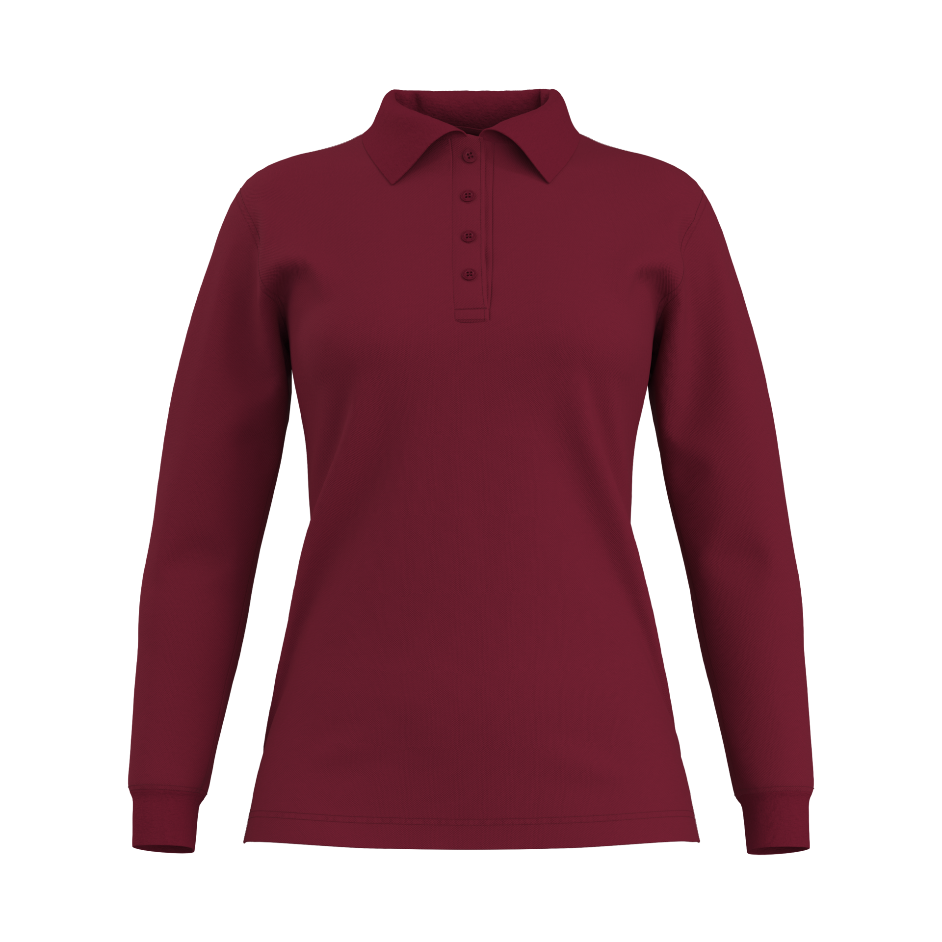 441507-produkt-Knitwear_Poloshirt_langarm_Damen-bordeaux-01