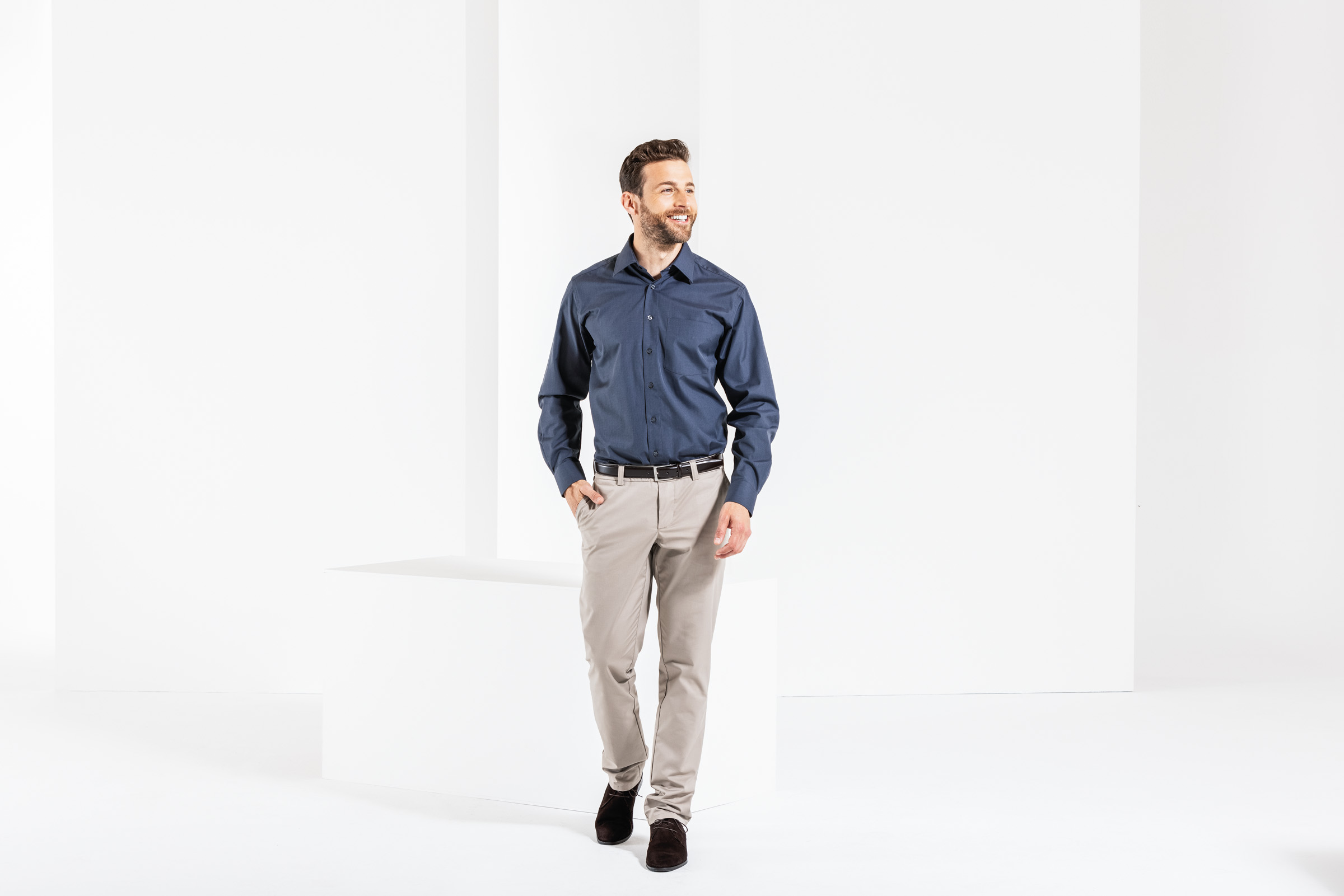 BUSINESS&CASUAL Hemd 1/1, Herren Mood