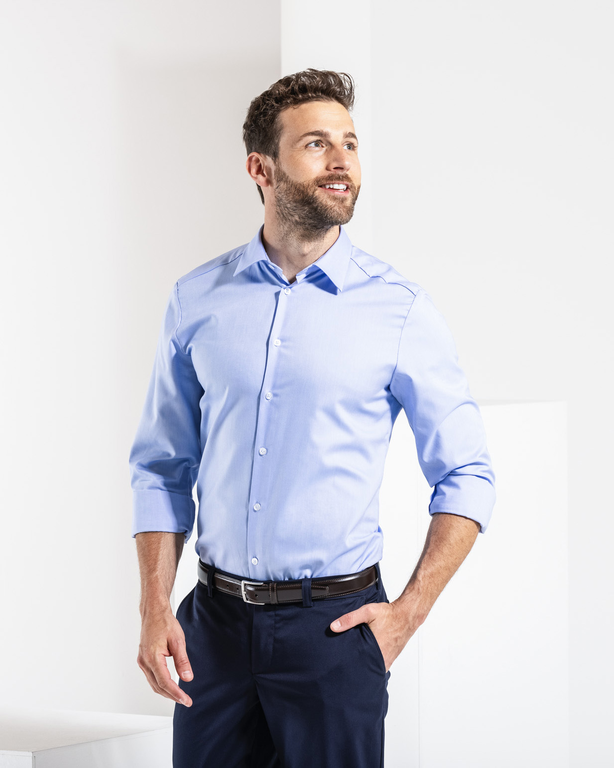 BUSINESS&CASUAL Hemd 1/1, Herren Mood