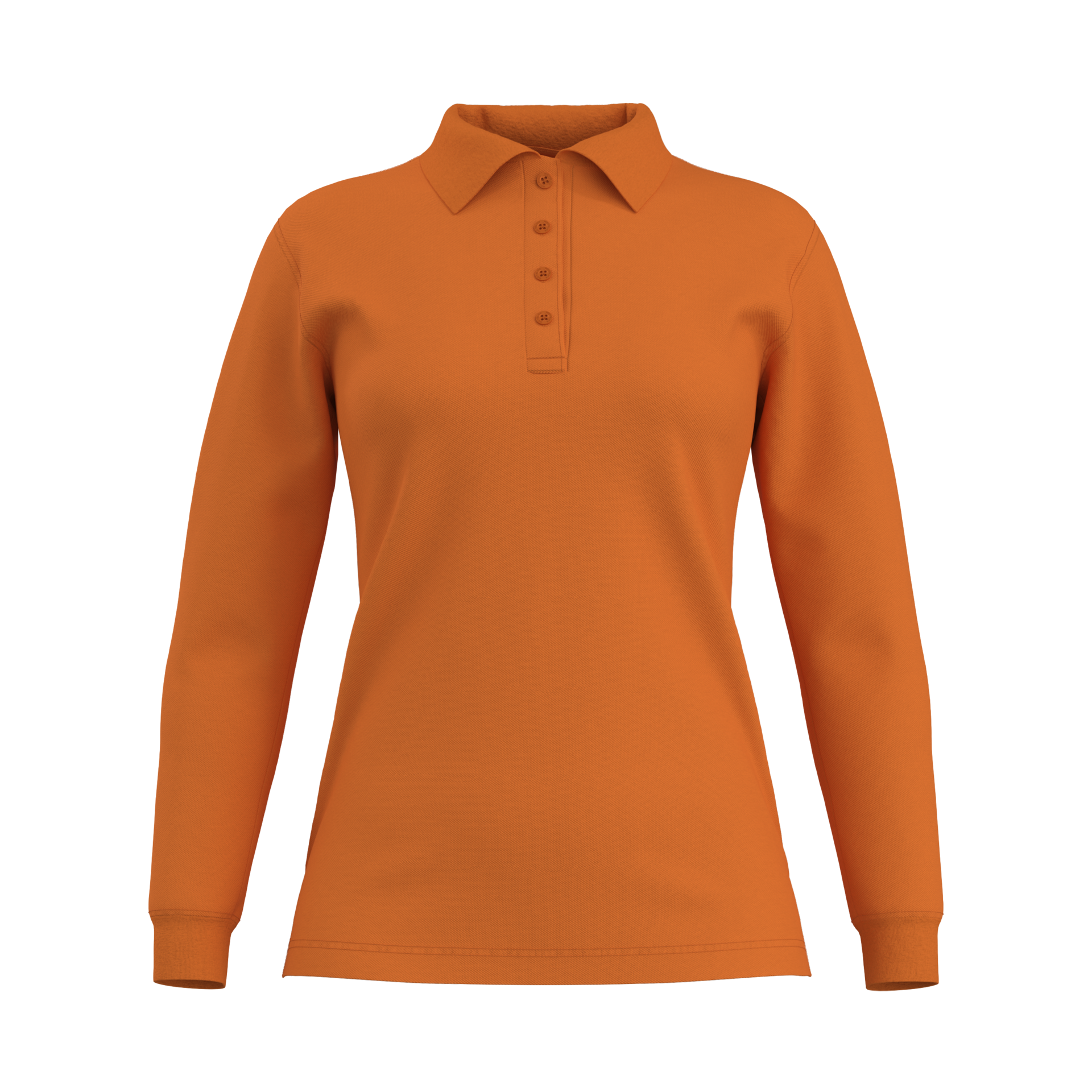 441506-produkt-Knitwear_Poloshirt_langarm_Damen-rostorange-01