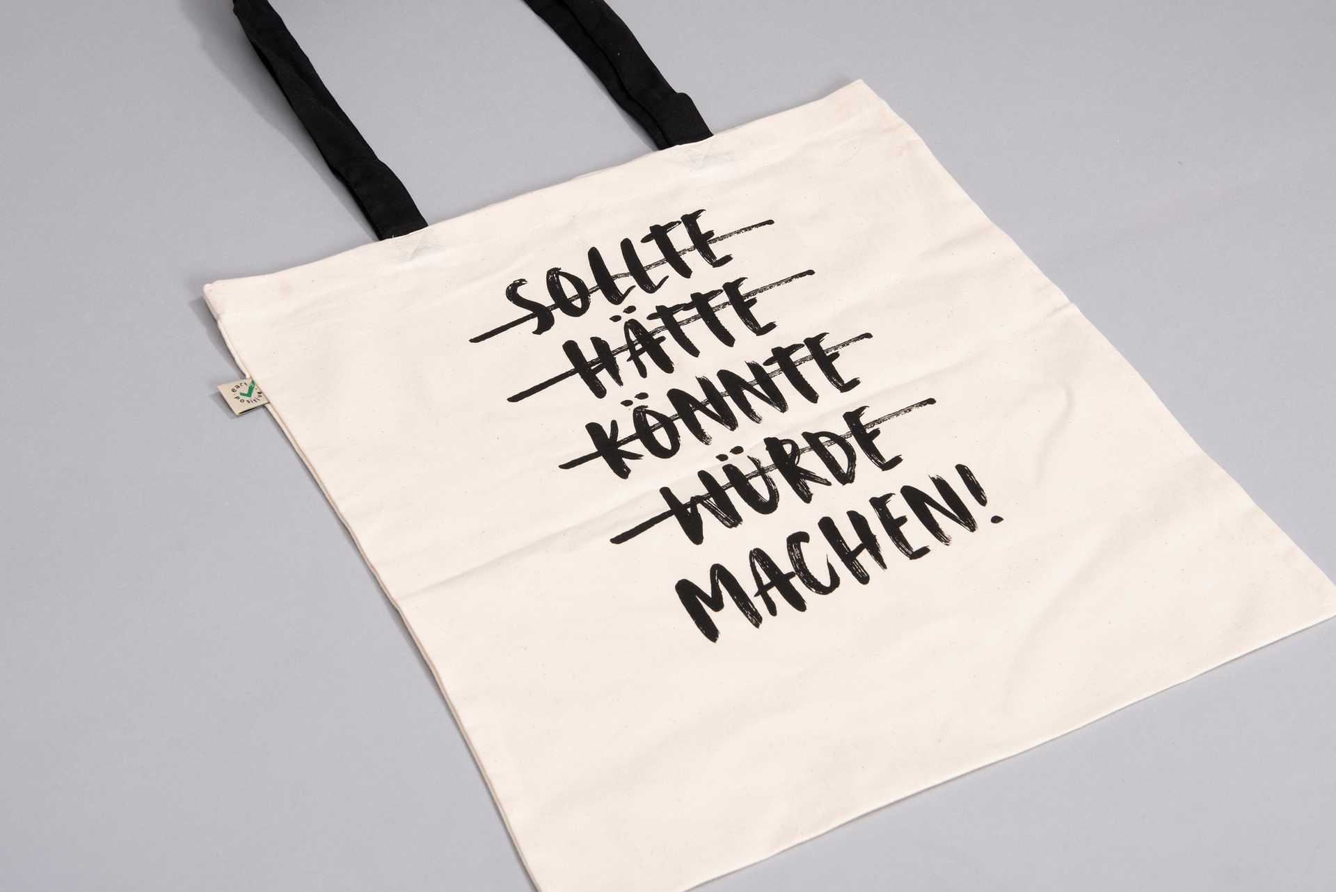 Jutetasche Motivation Mood