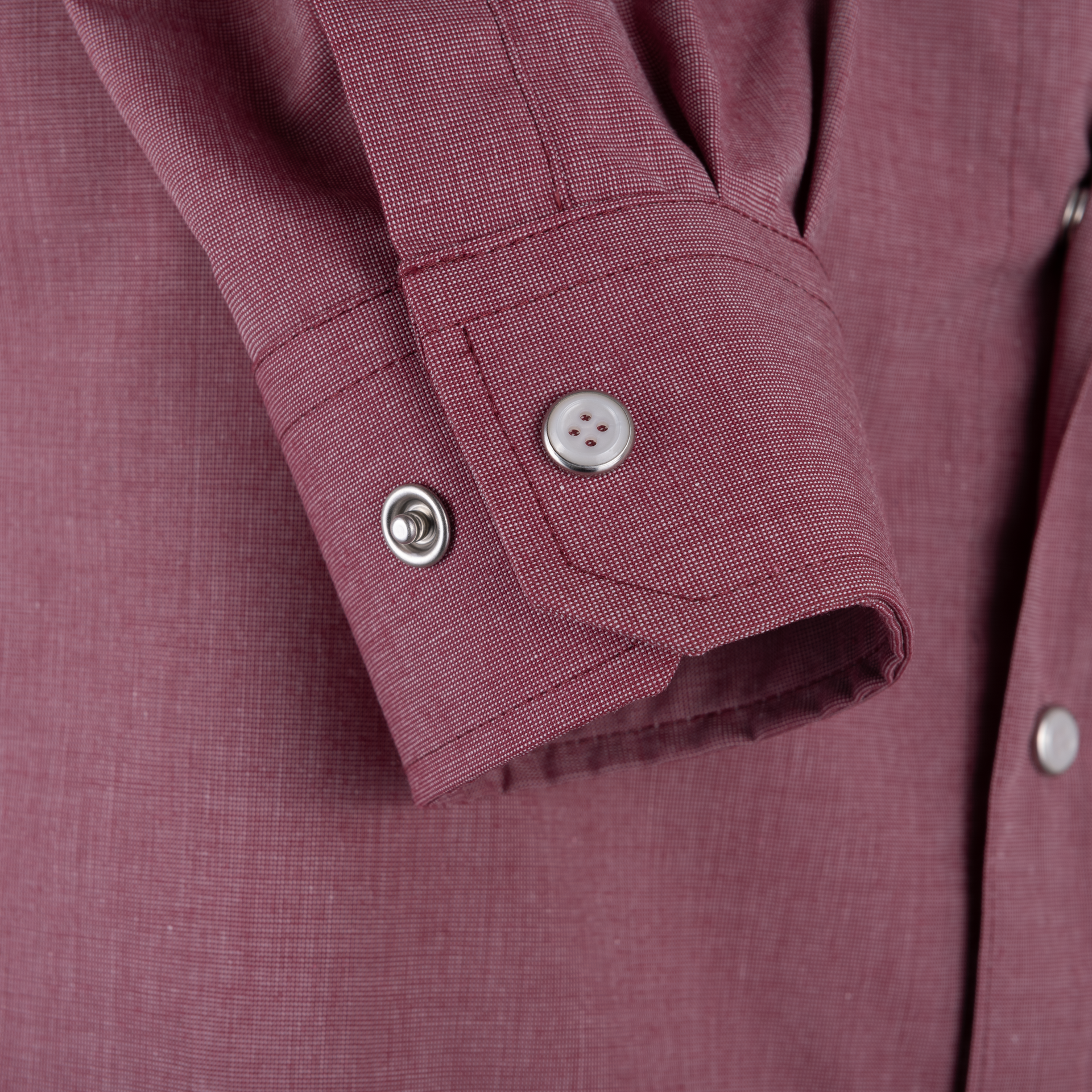 CONCEPT Hemd 1/1, meliert, Herren Detail