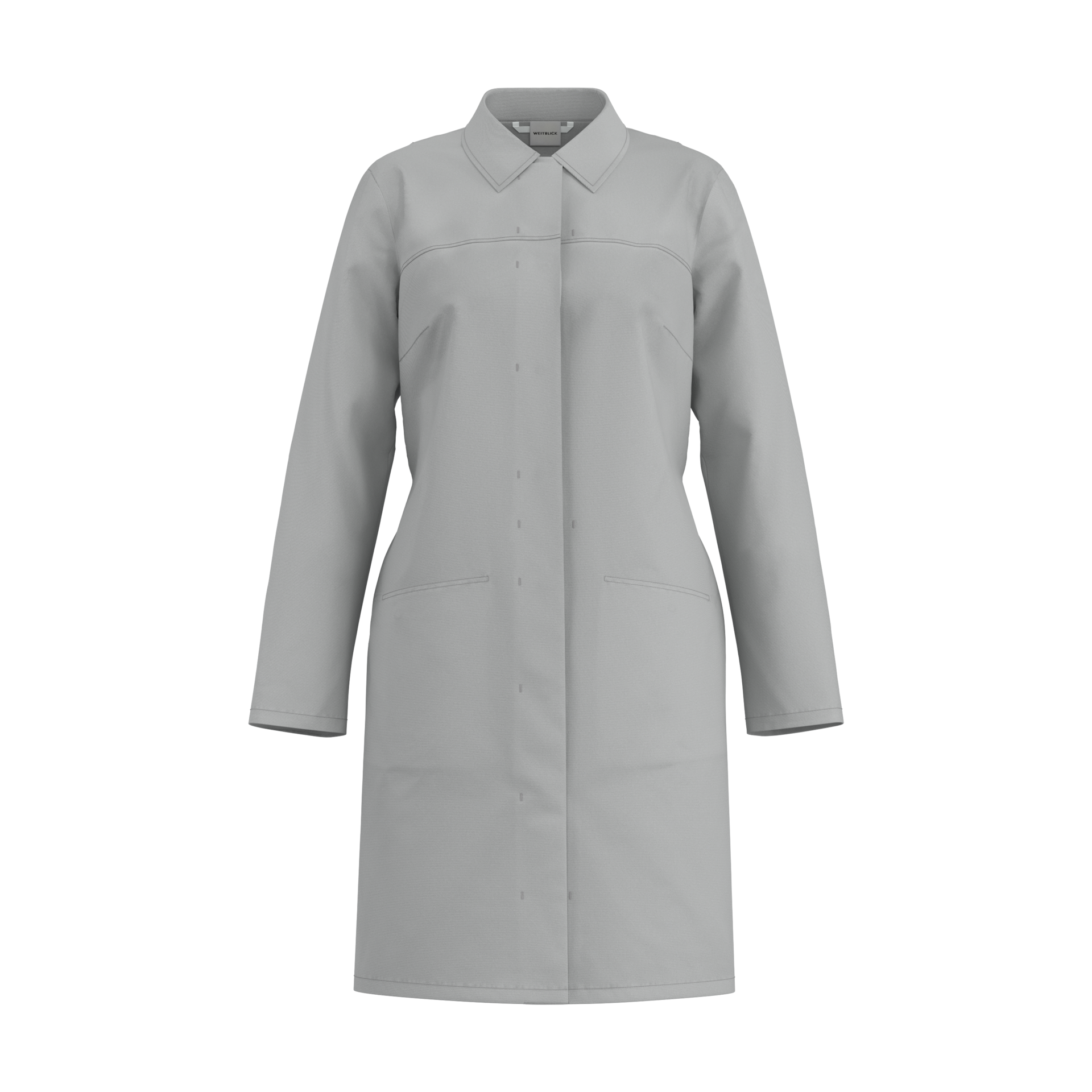 50033-produkt-EUROCLEAN-Premium_Damenmantel_palegrey-01