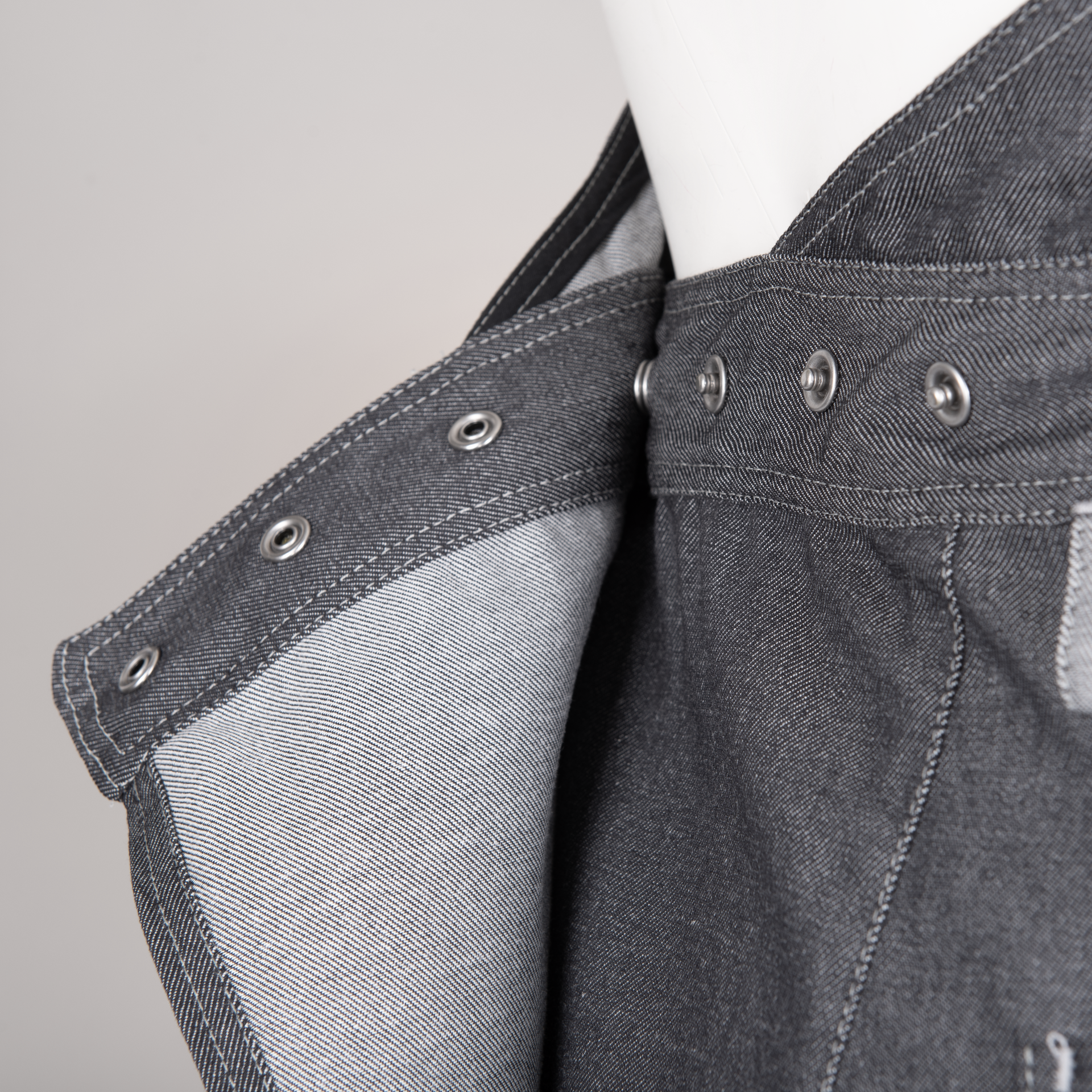 DENIM CRAFT Latzrock, Damen Detail