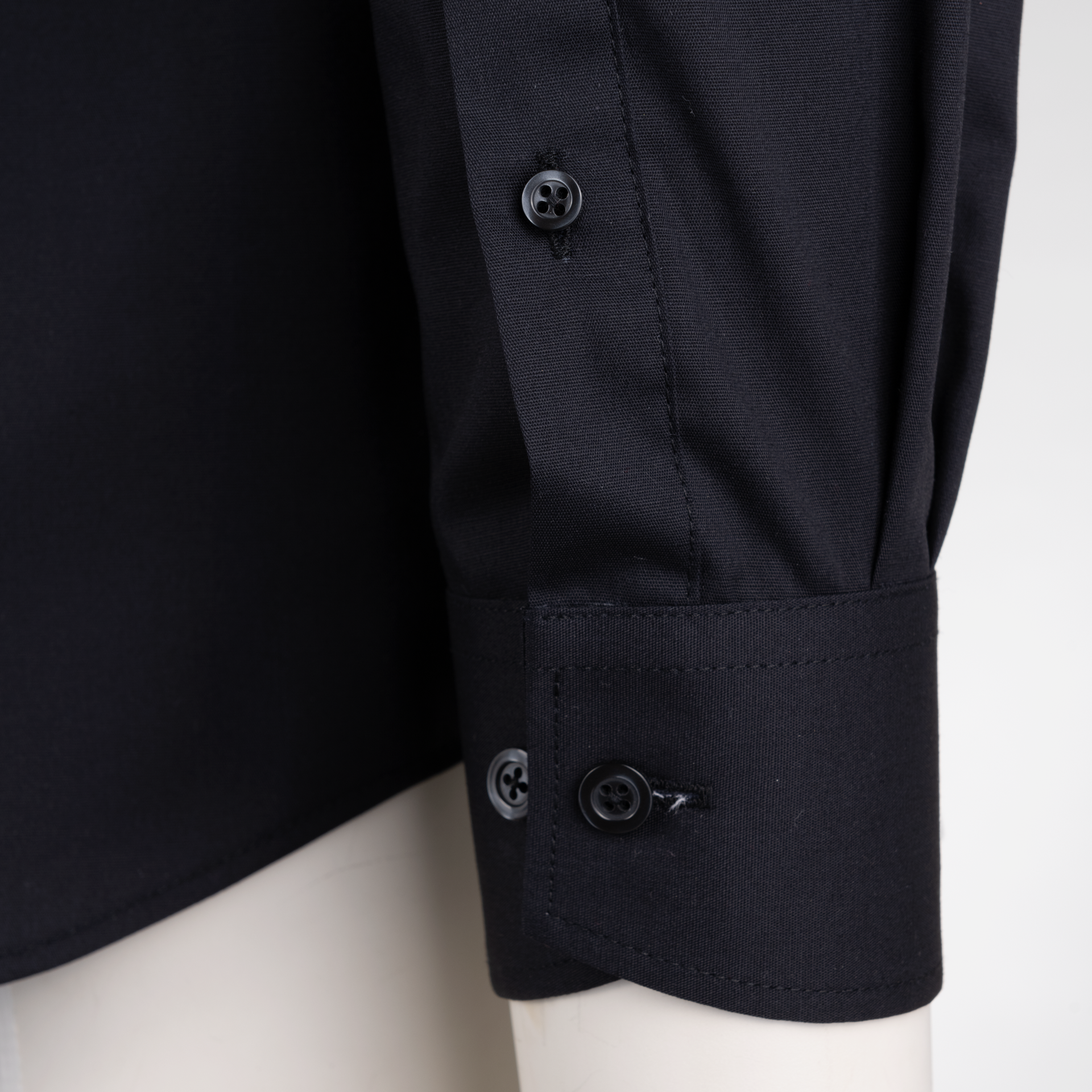 BUSINESS&CASUAL Stehkragenhemd 1/1, Herren Detail