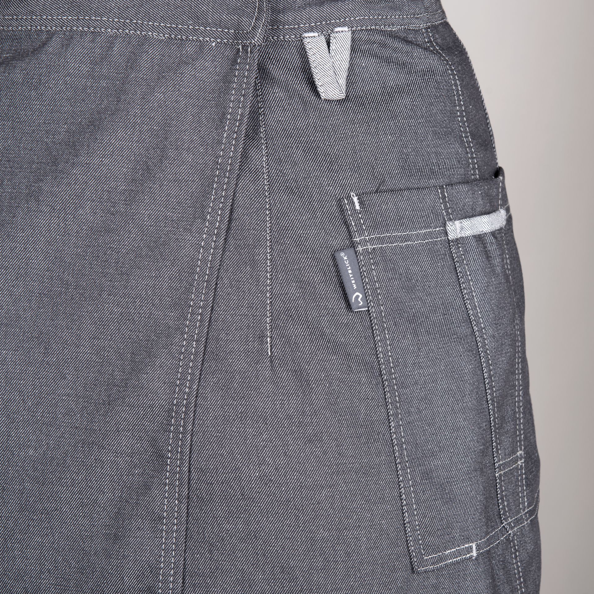 DENIM CRAFT Latzrock, Damen Detail