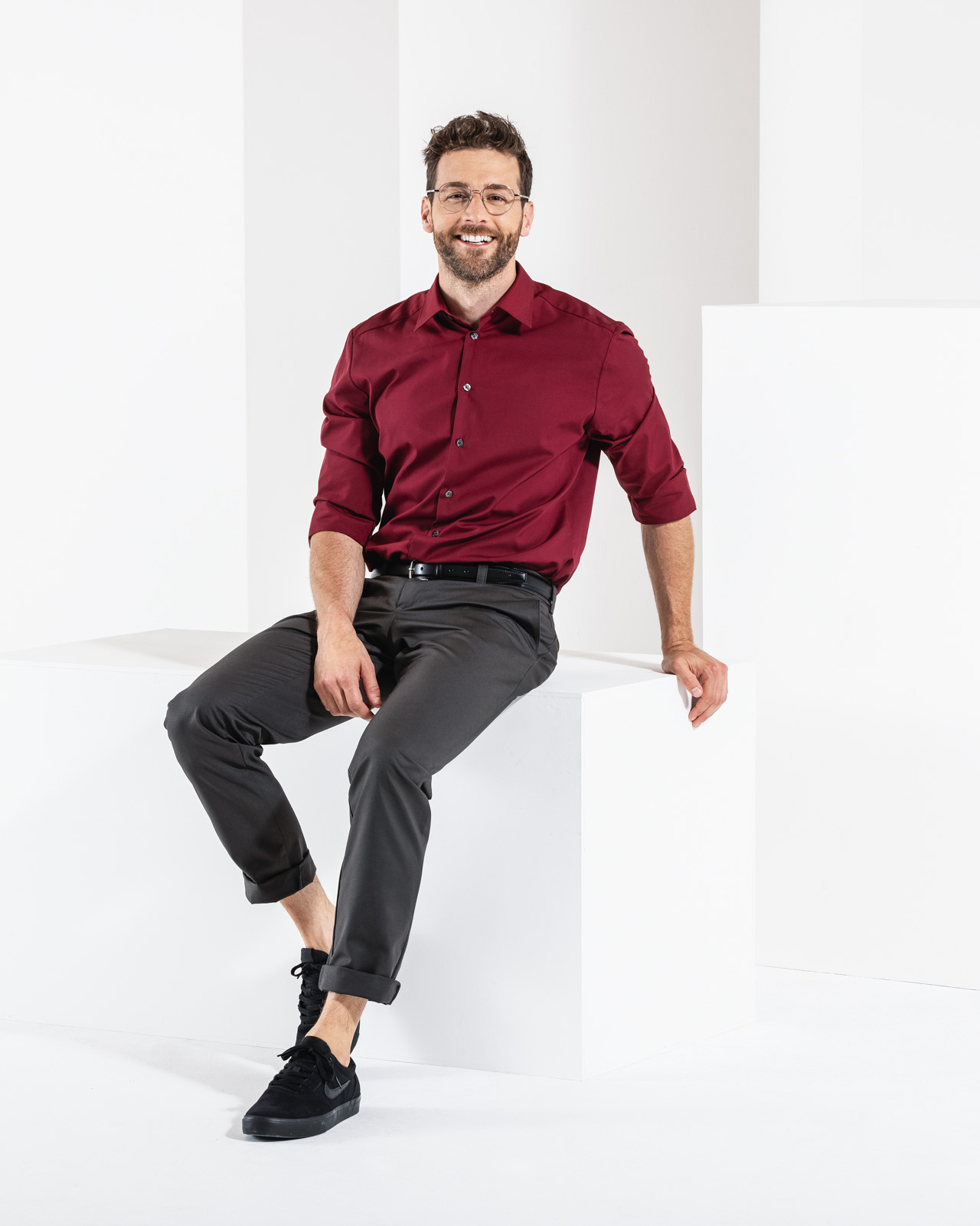 BUSINESS&CASUAL Hemd 1/1, Herren Mood