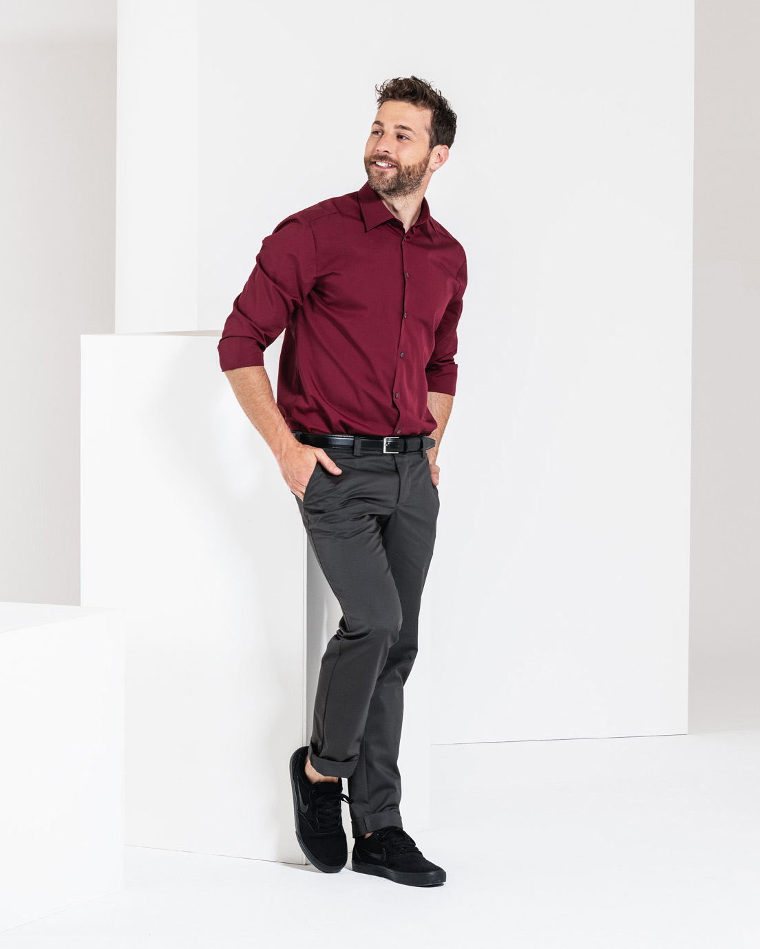 BUSINESS&CASUAL Hemd 1/1, Herren Mood