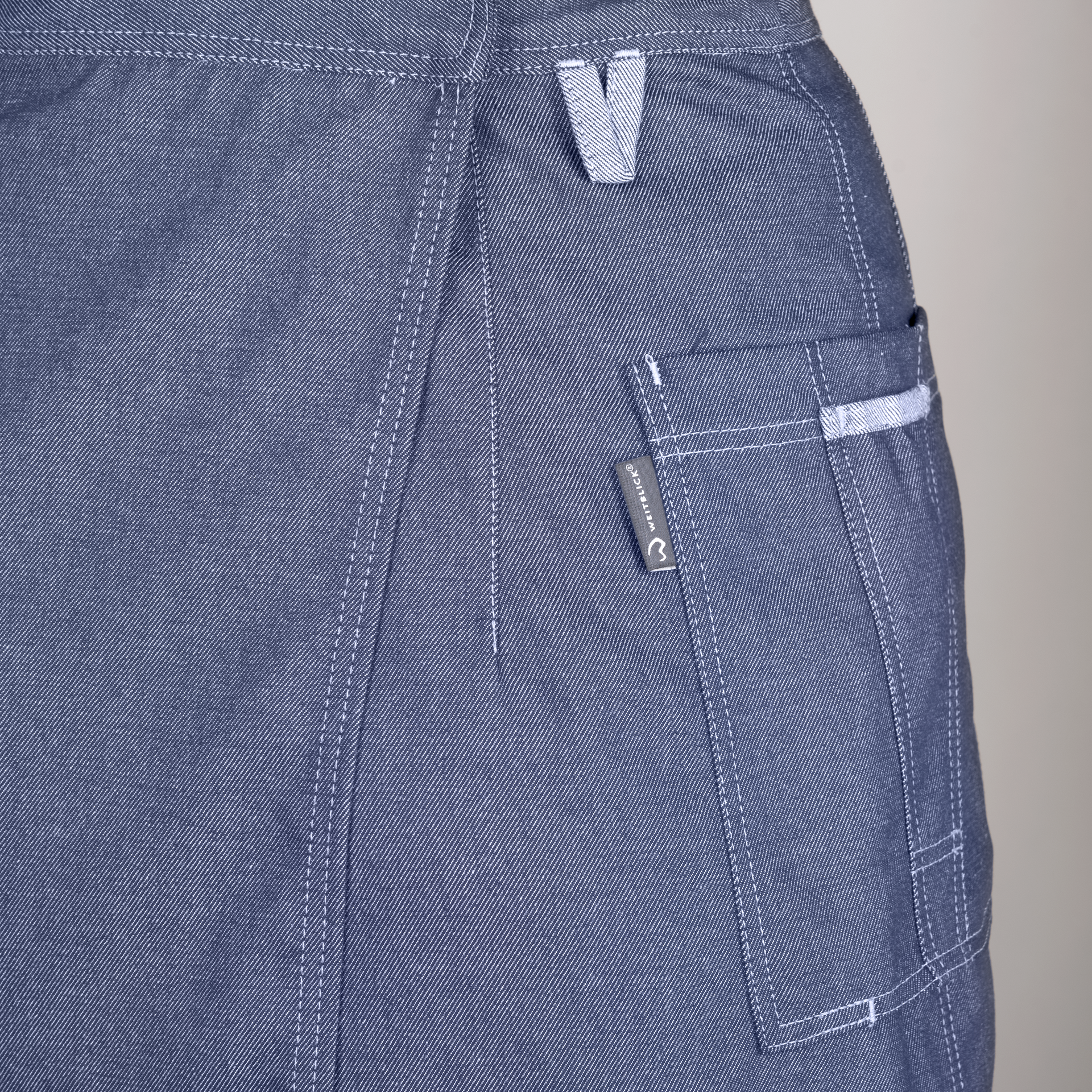 DENIM CRAFT Latzrock, Damen Detail