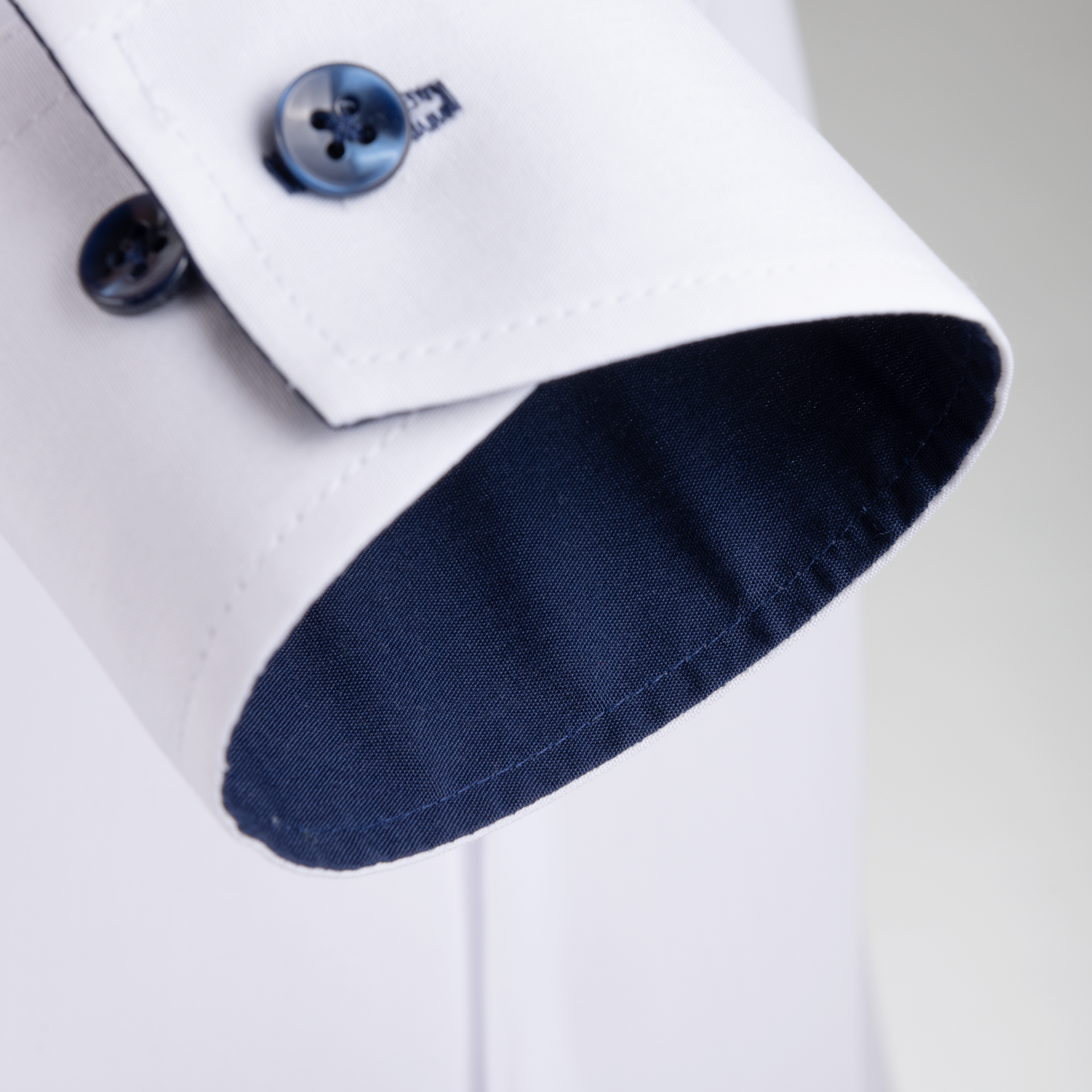 BUSINESS&CASUAL Hemd 1/1, kontrast, Herren Detail