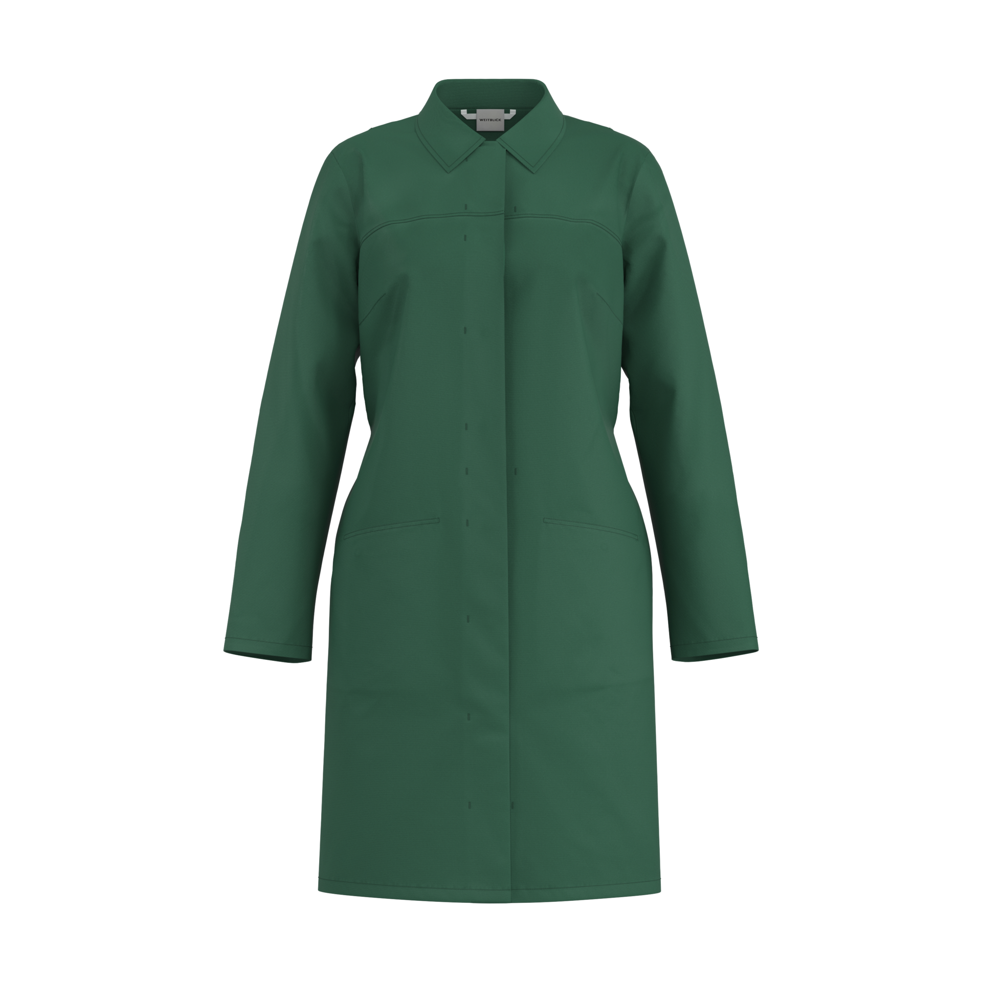 50035-produkt-EUROCLEAN-Premium_Damenmantel_bottlegreen-01