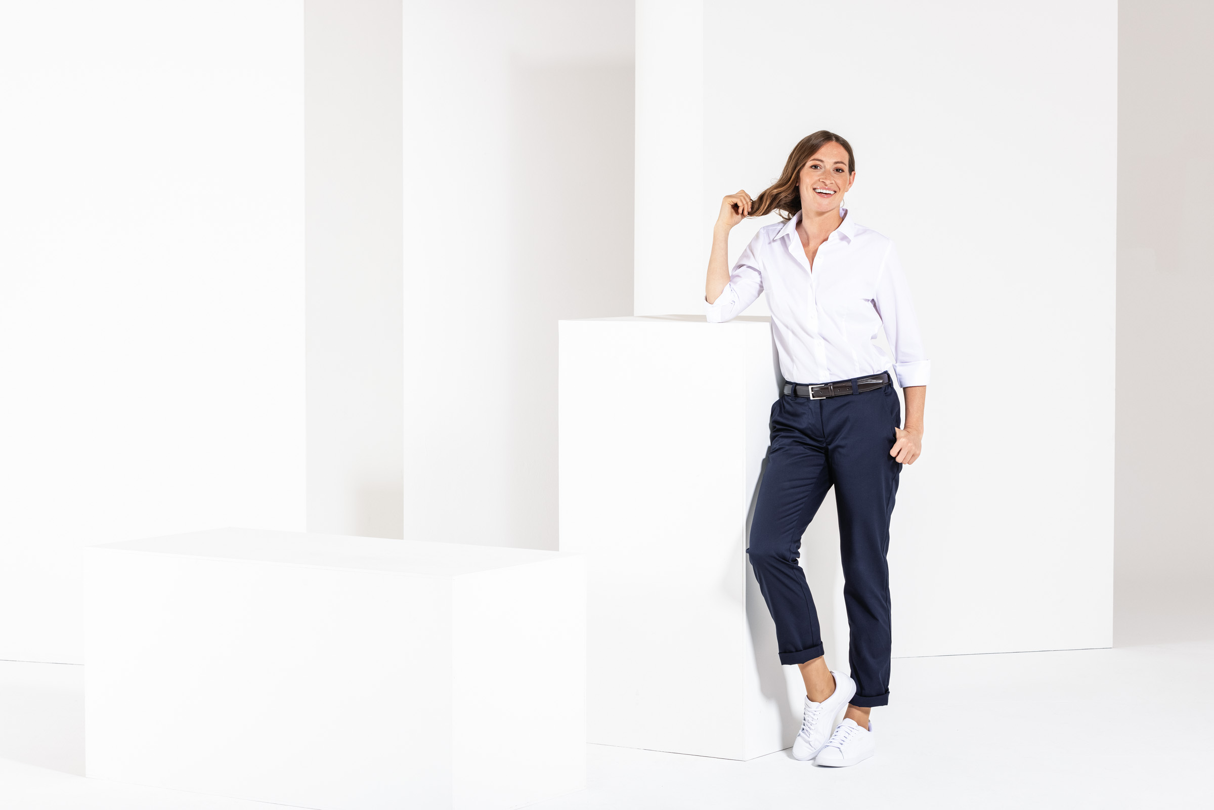 BUSINESS&CASUAL Bluse 1/1, Damen Mood