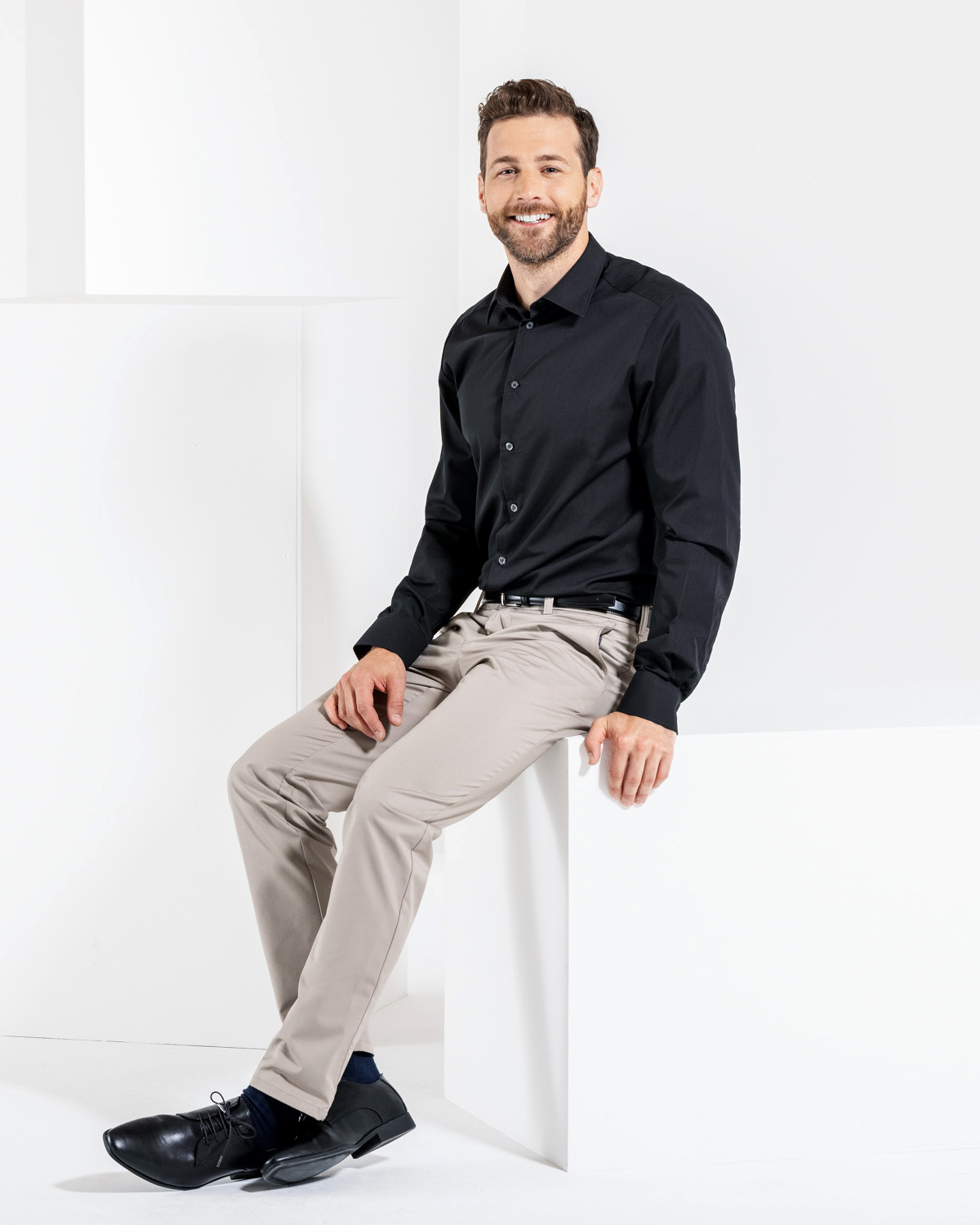 BUSINESS&CASUAL Hemd 1/1, Herren Mood