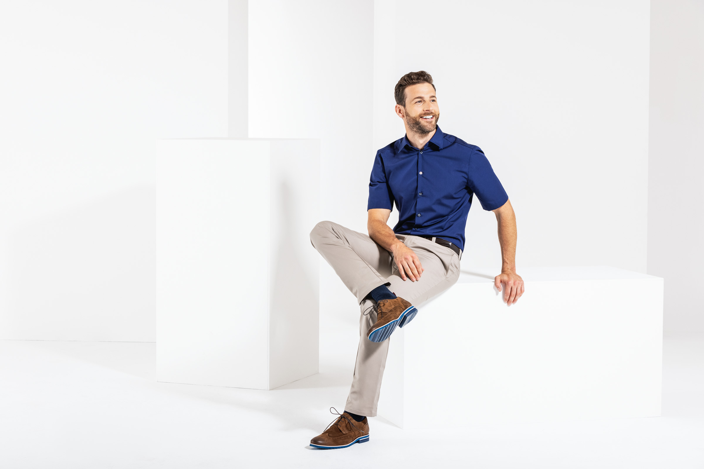 BUSINESS&CASUAL Hemd 1/2, Herren Mood