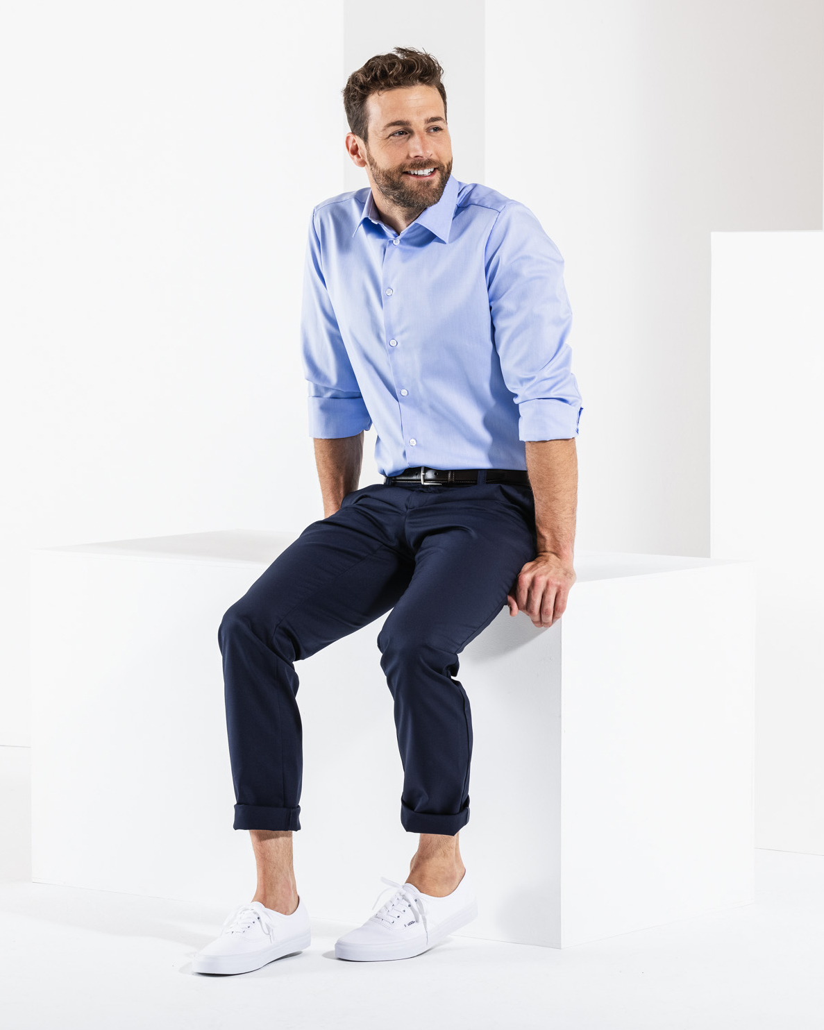 BUSINESS&CASUAL Hemd 1/1, Herren Mood