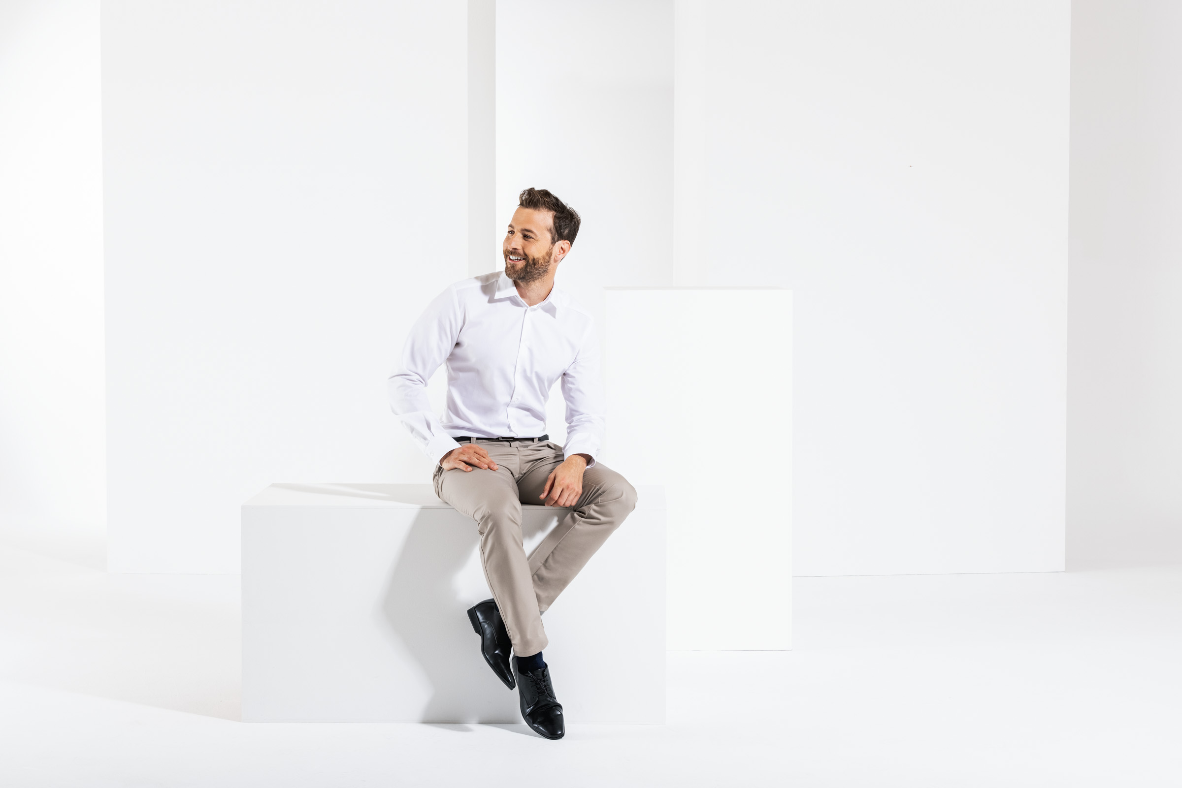 BUSINESS&CASUAL Hemd 1/1, Herren Mood