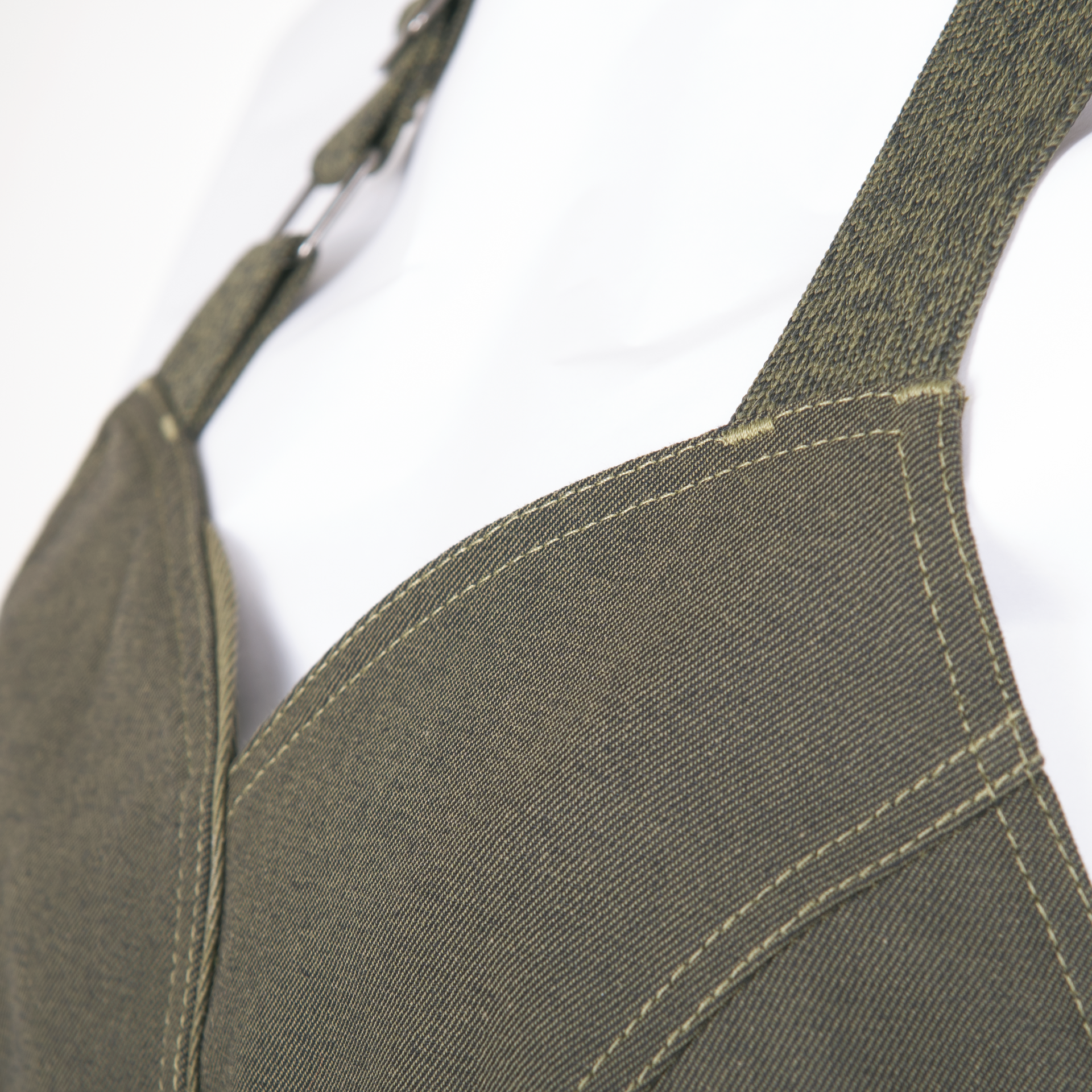 DENIM CRAFT Latzrock, Damen Detail