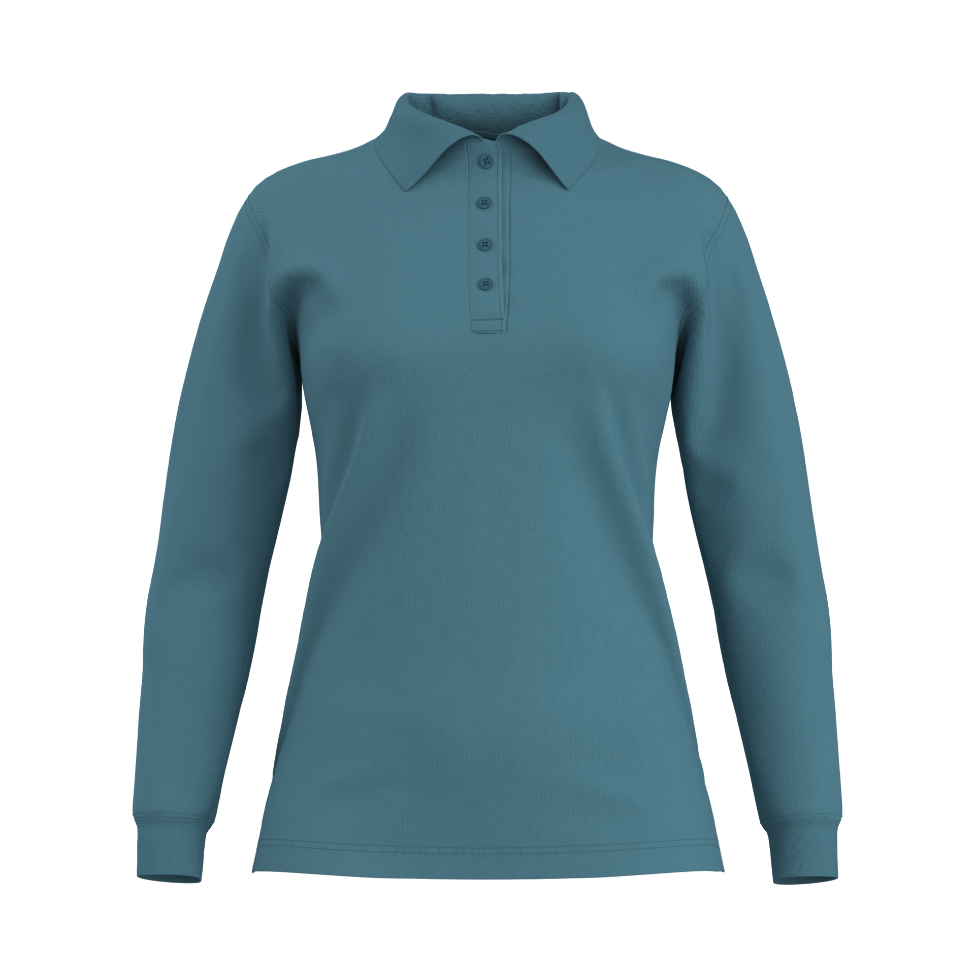 441505-produkt-Knitwear_Poloshirt_langarm_Damen-ozeanblau-01