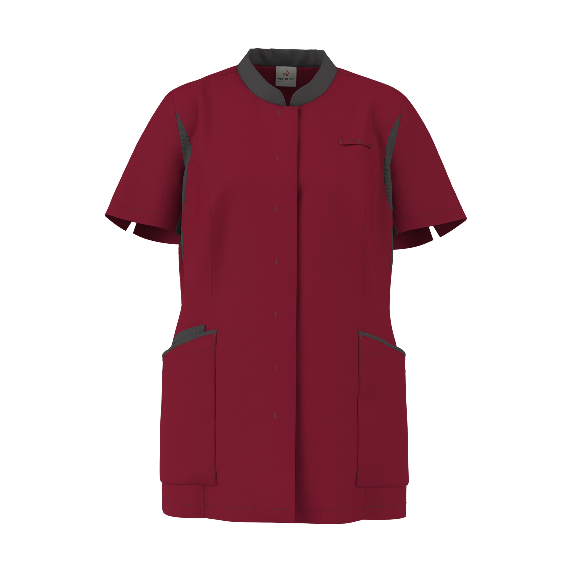53154-produkt-FOCUS-CARE_Kasack_Damen_bordeaux-01
